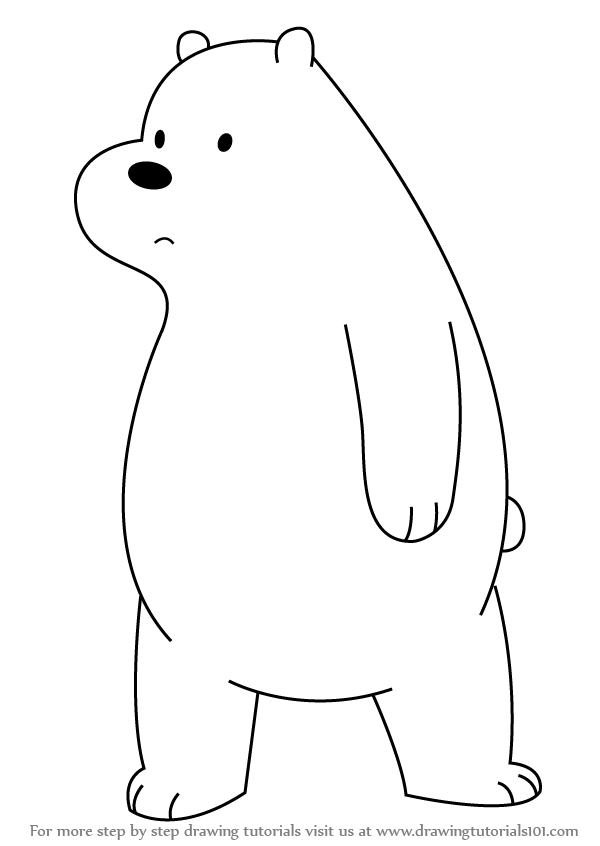 Ice Bear Drawing Pic