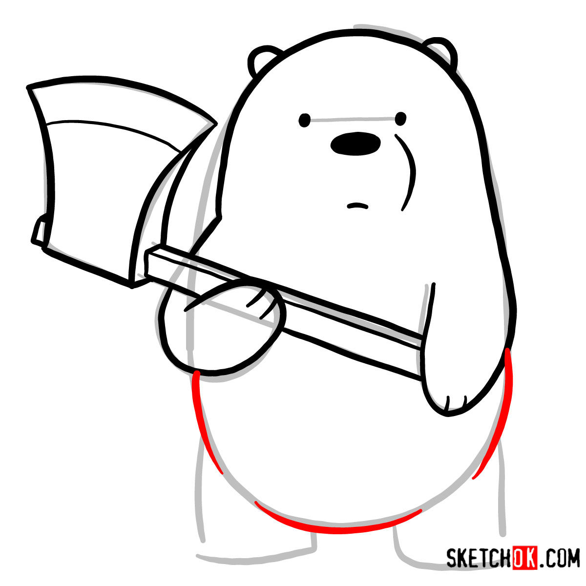 Ice Bear Drawing Pics