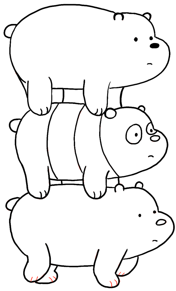 Ice Bear Drawing