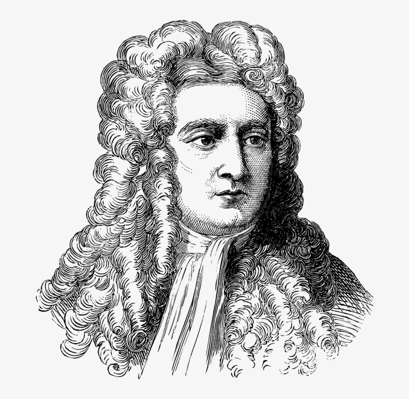 Isaac Newton Drawing Image