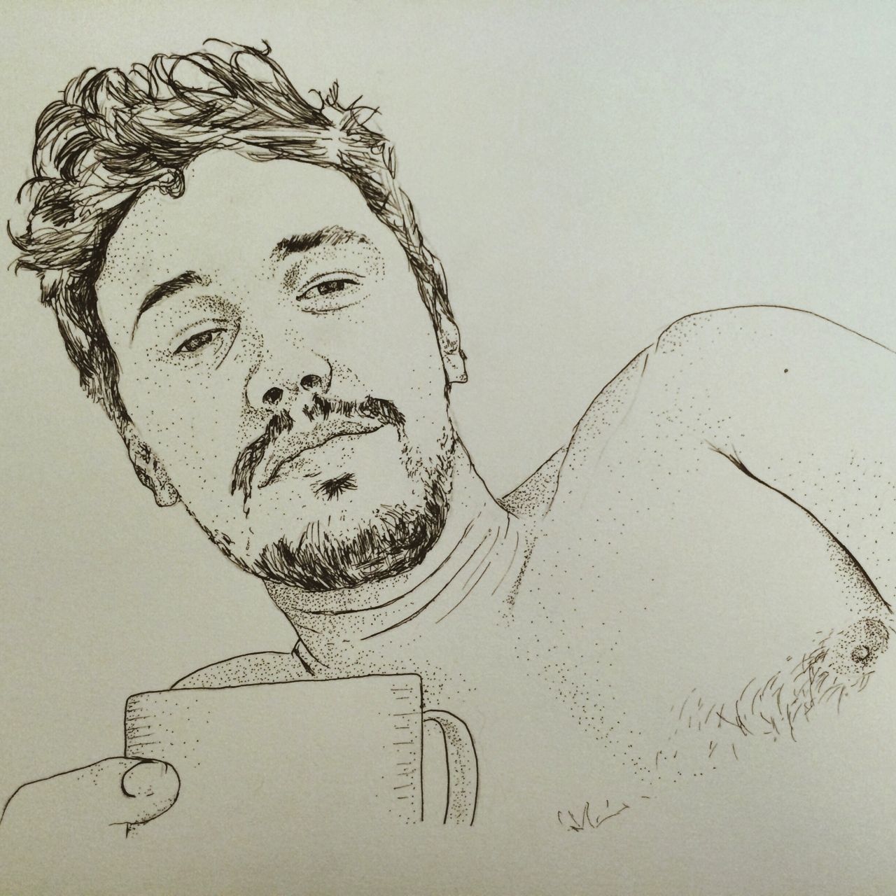 James Franco Drawing Picture