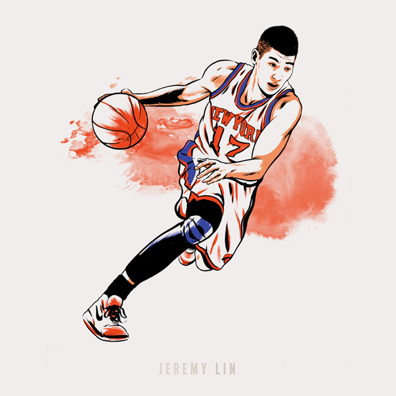 Jeremy Lin Drawing Beautiful Image