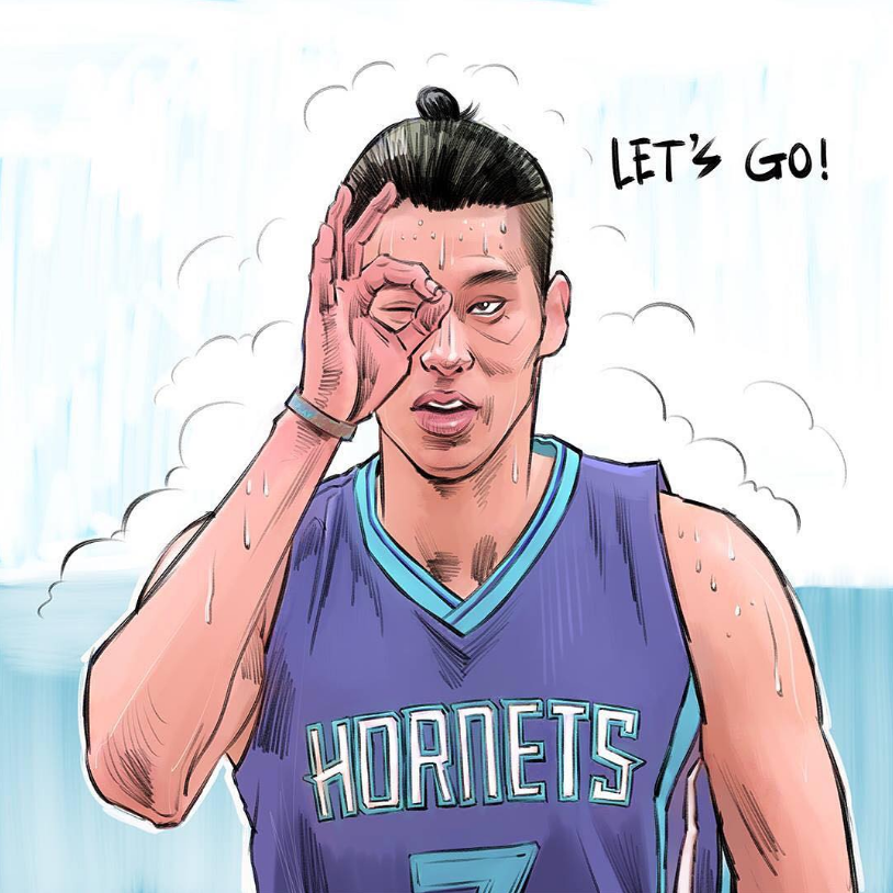 Jeremy Lin Drawing