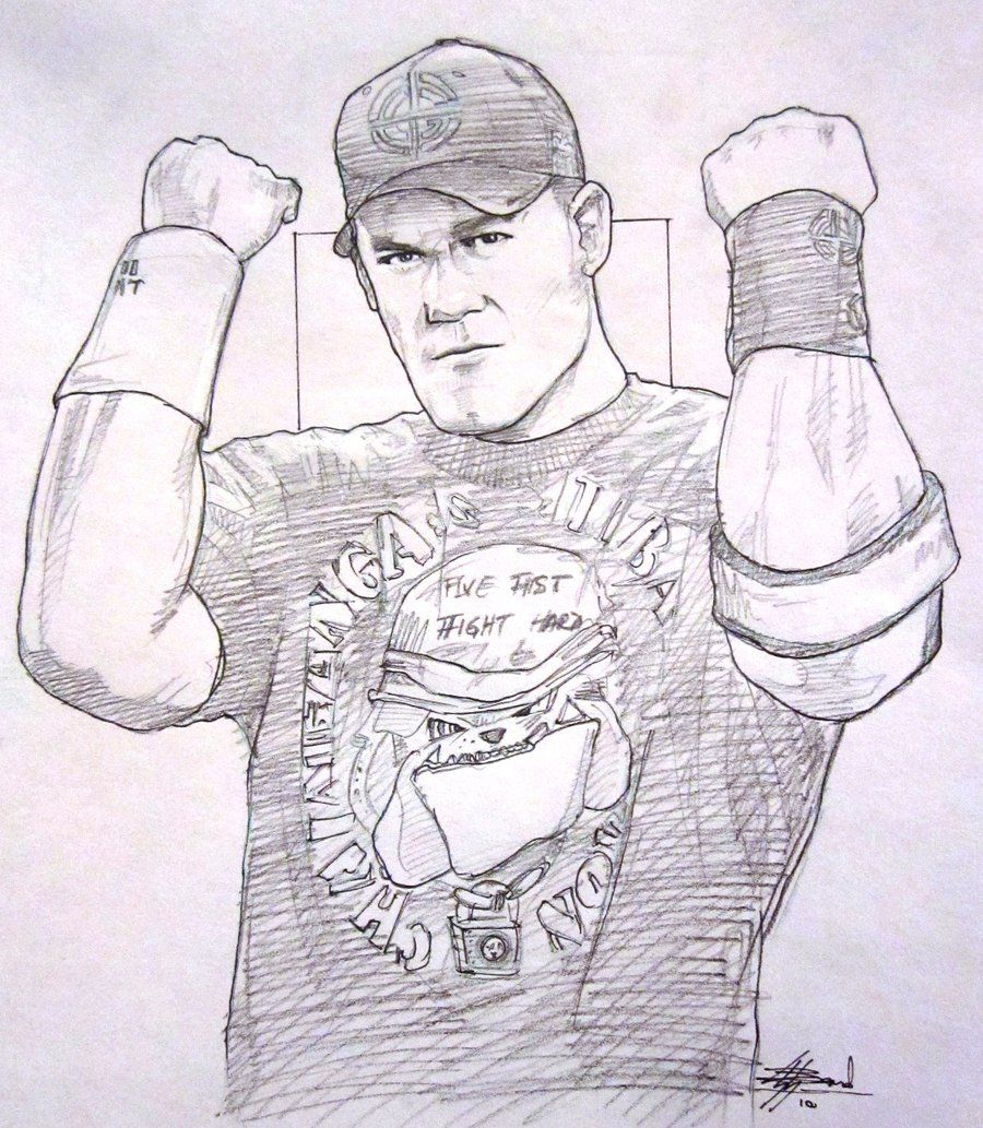 John Cena Drawing Images
