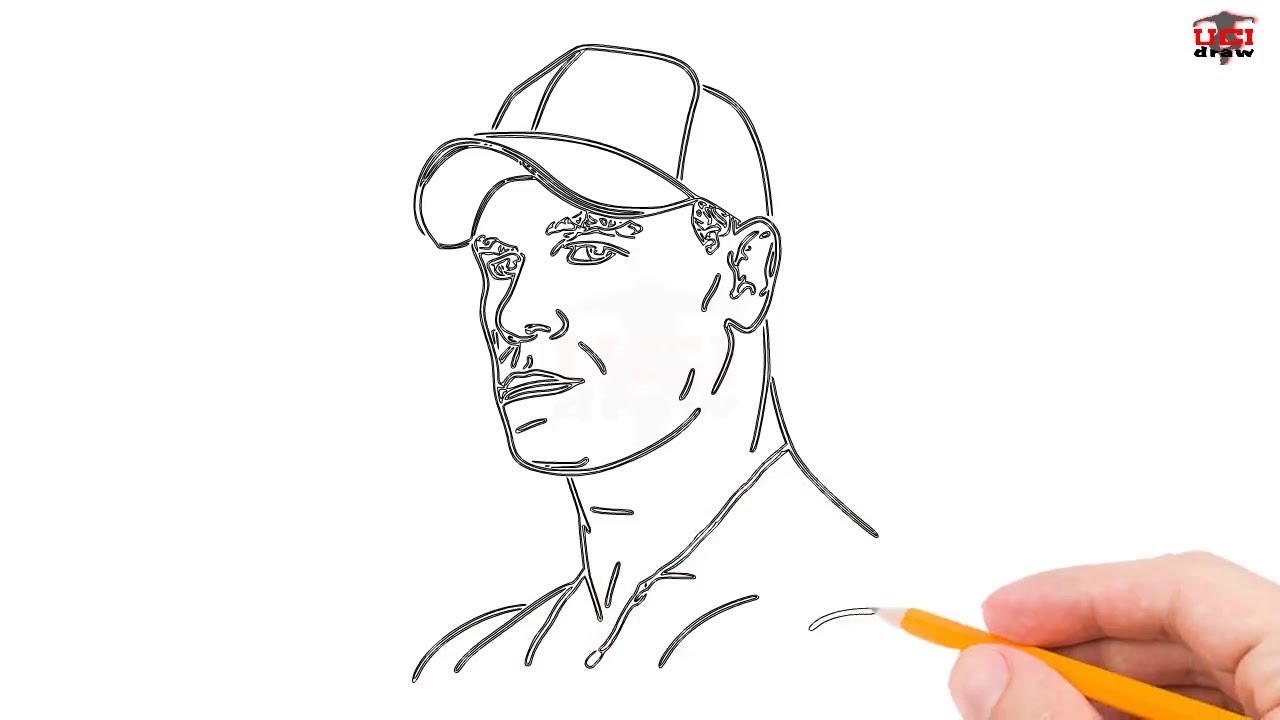 John Cena Drawing Picture