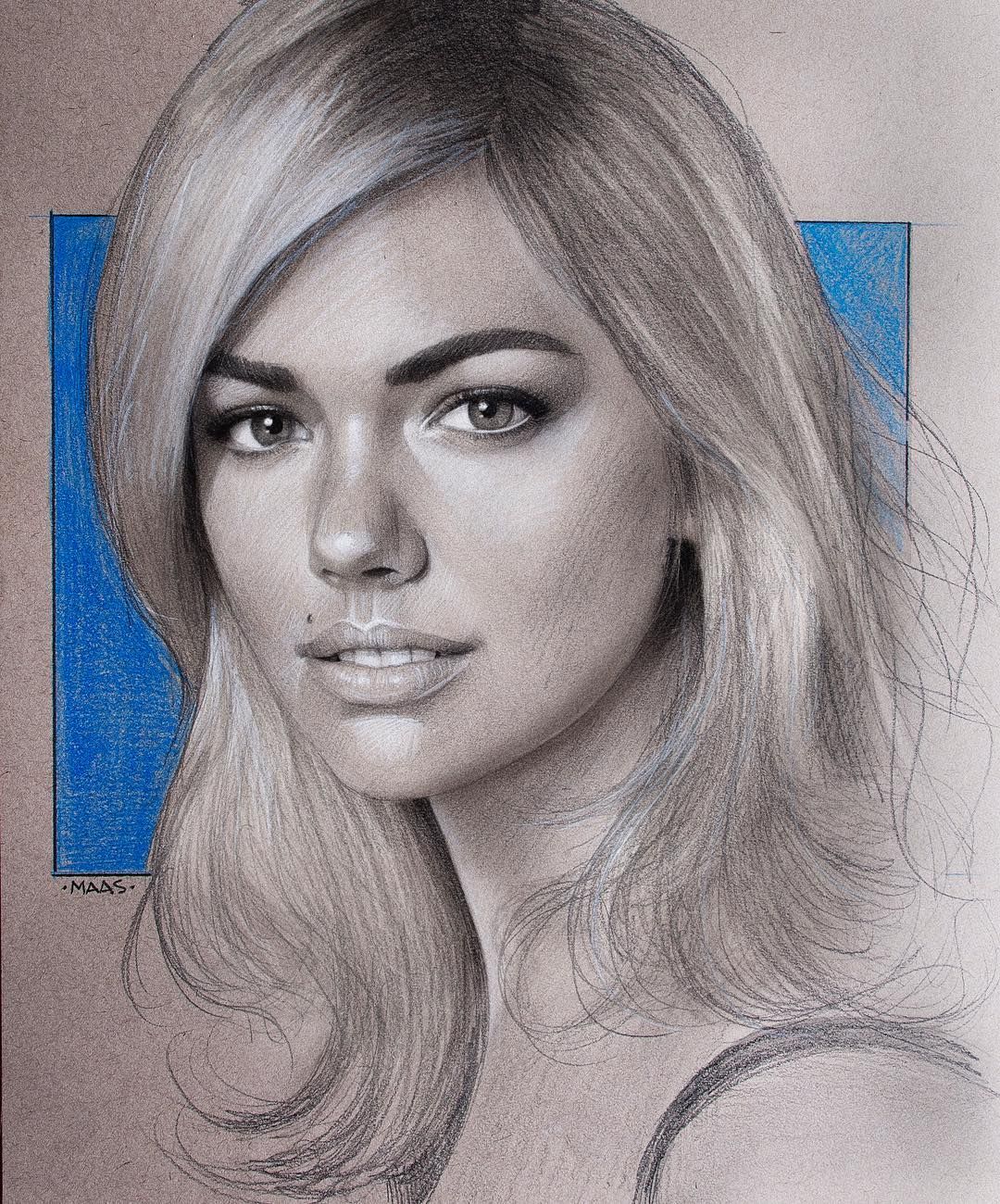 Kate Upton Drawing Amazing