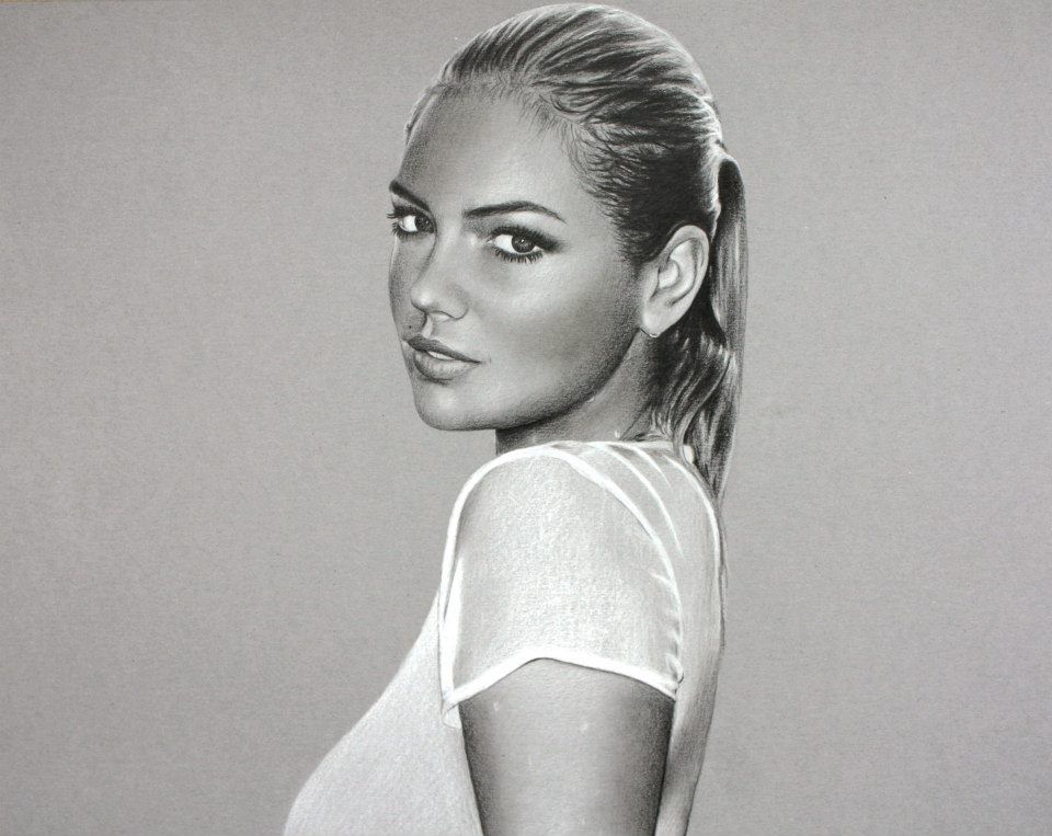 Kate Upton Drawing Art