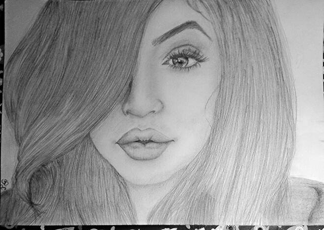 Kylie Jenner Drawing Art