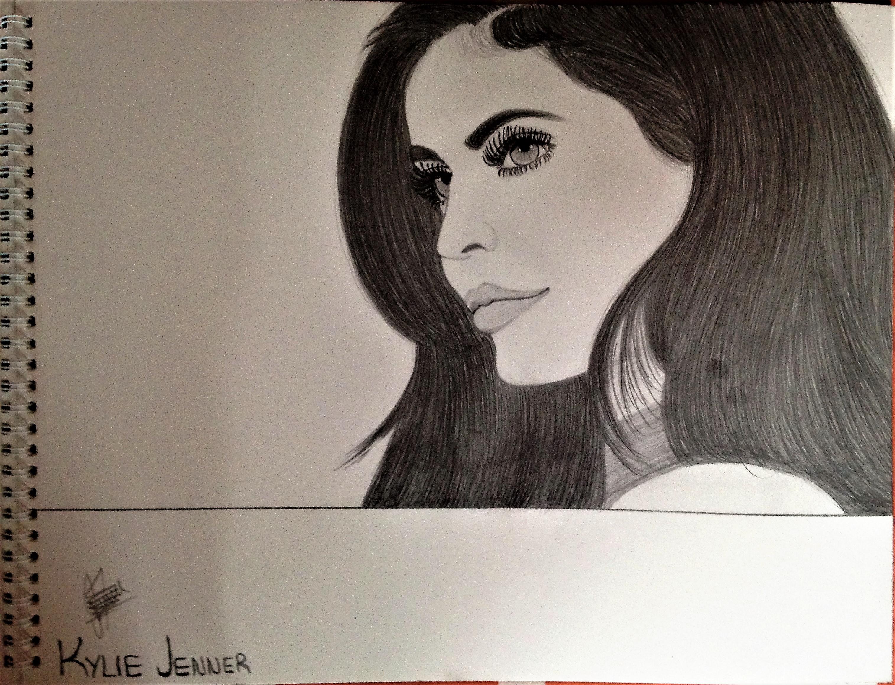 Kylie Jenner Drawing Pic