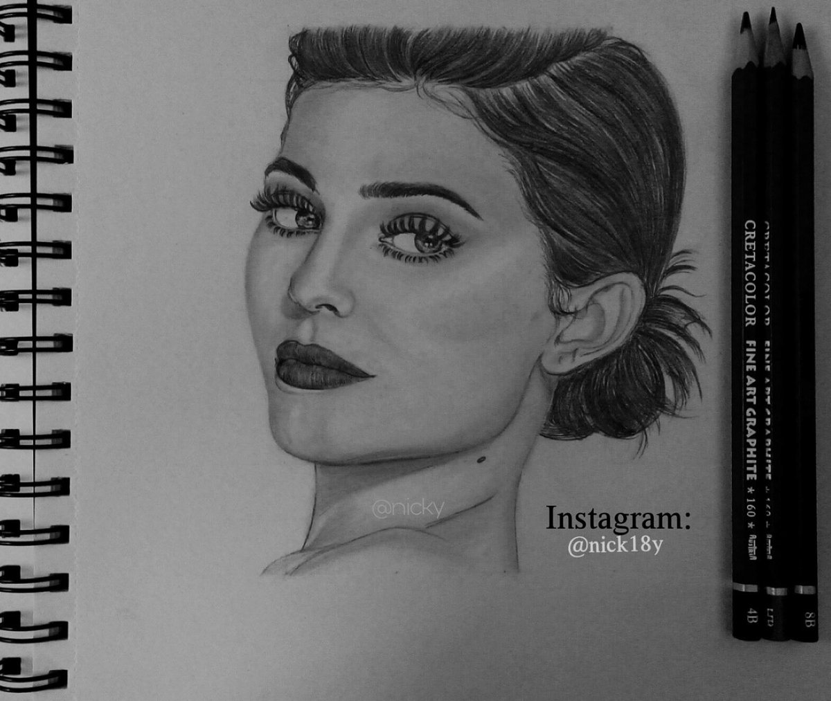 Kylie Jenner Drawing Sketch