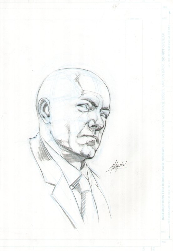 Lex Luthor Drawing Sketch