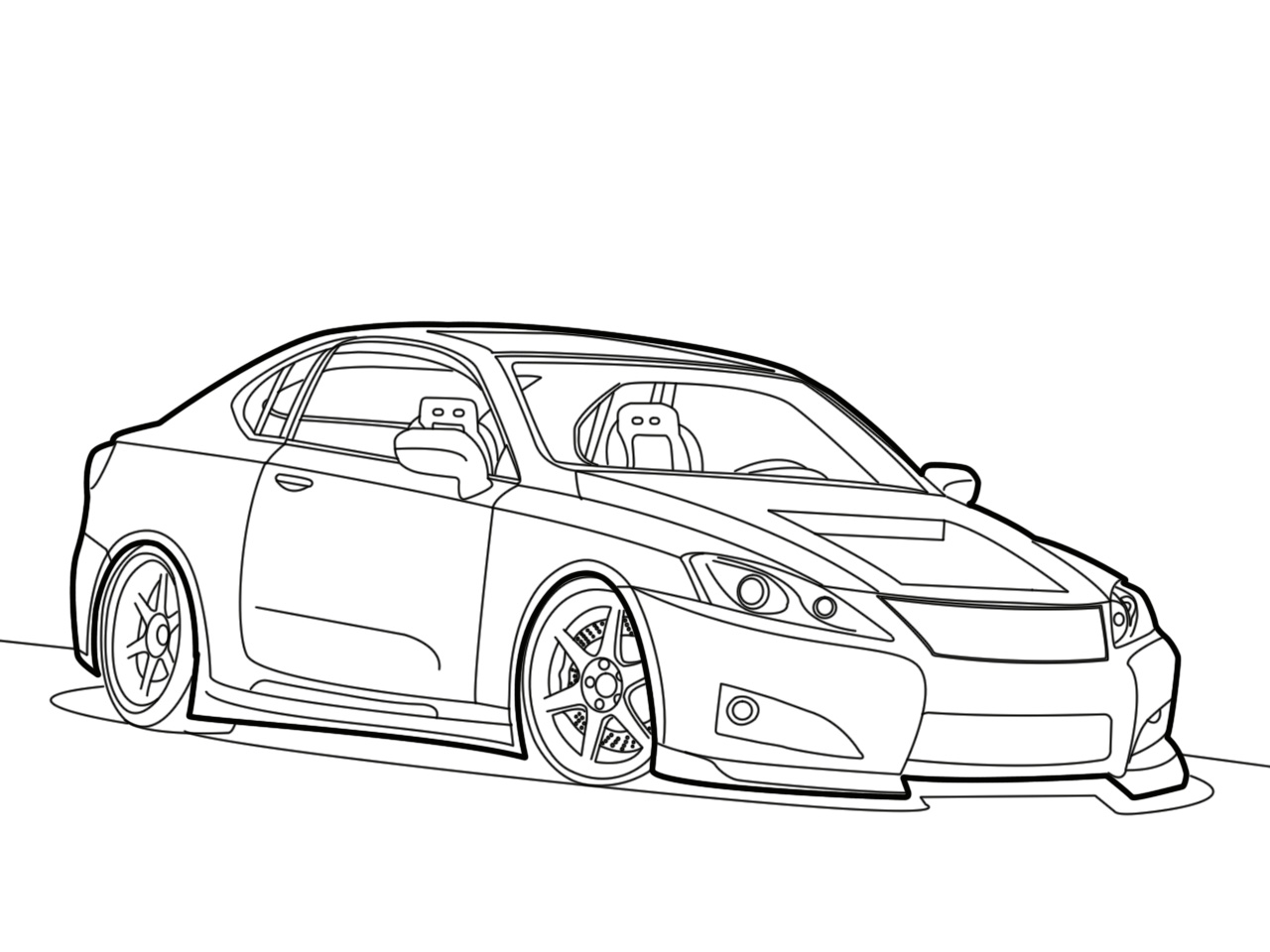 Lexus Drawing Amazing