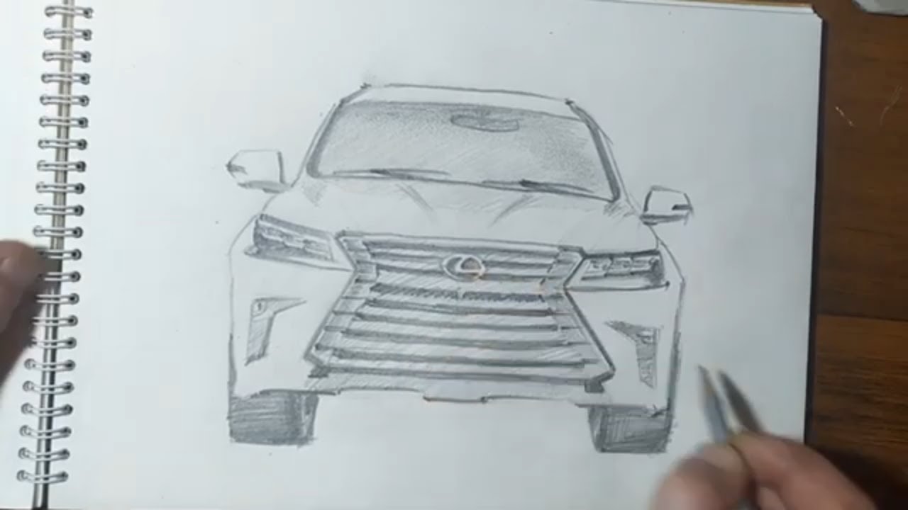 Lexus Drawing Picture
