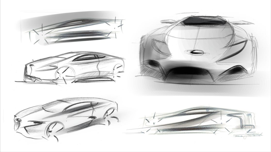 Lexus Drawing Sketch