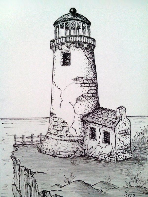 Lighthouse Drawing Amazing