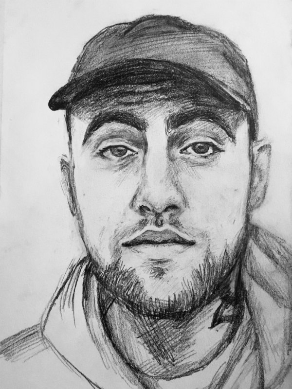 Mac Miller Drawing Pictures