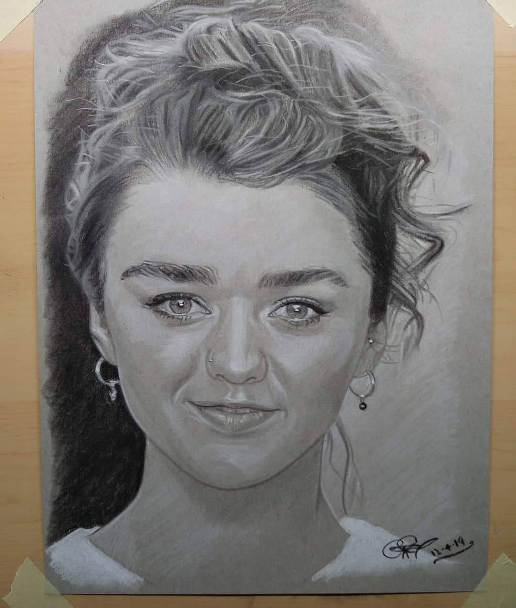 Maisie Williams Drawing