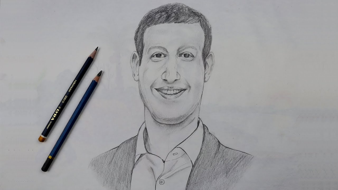 Mark Zuckerberg Drawing Amazing