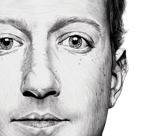 Mark Zuckerberg Drawing