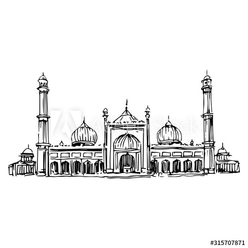 Masjid Drawing Images