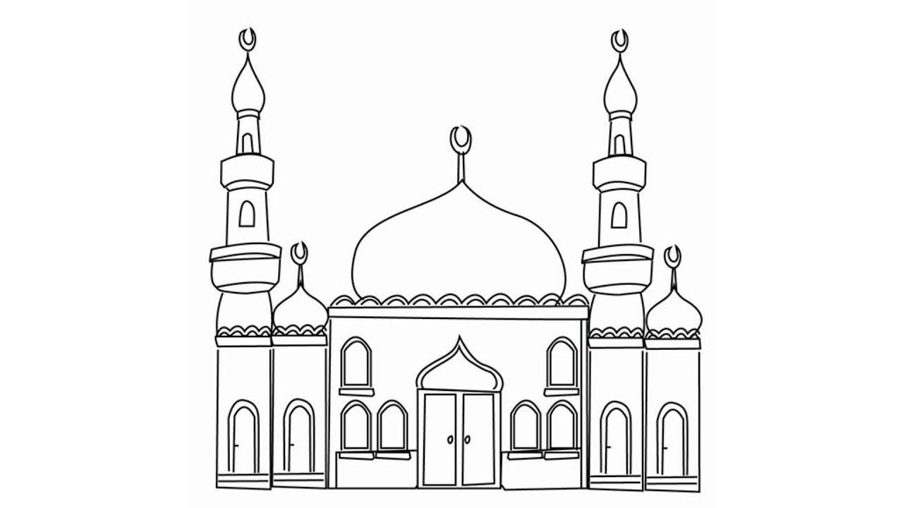 Masjid Drawing Photo