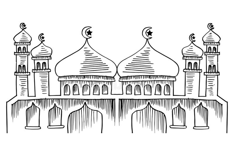 Masjid Drawing Pic