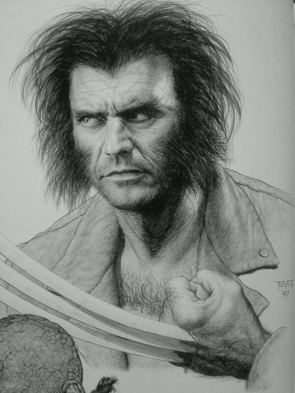Mel Gibson Drawing Sketch
