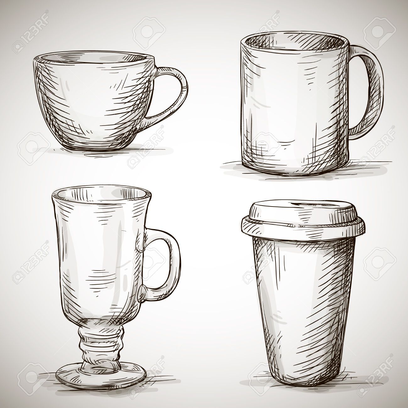 Mug Drawing Picture