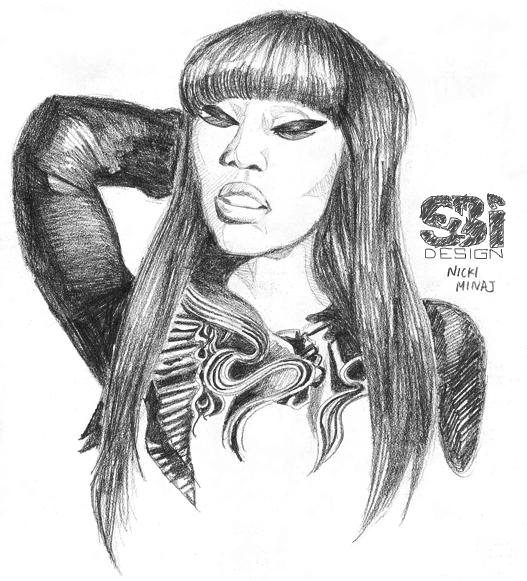 Nicki Minaj Drawing Creative Art