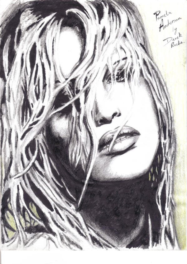 Pamela Anderson Drawing Picture
