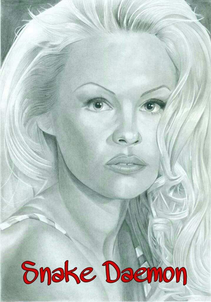 Pamela Anderson Drawing Realistic