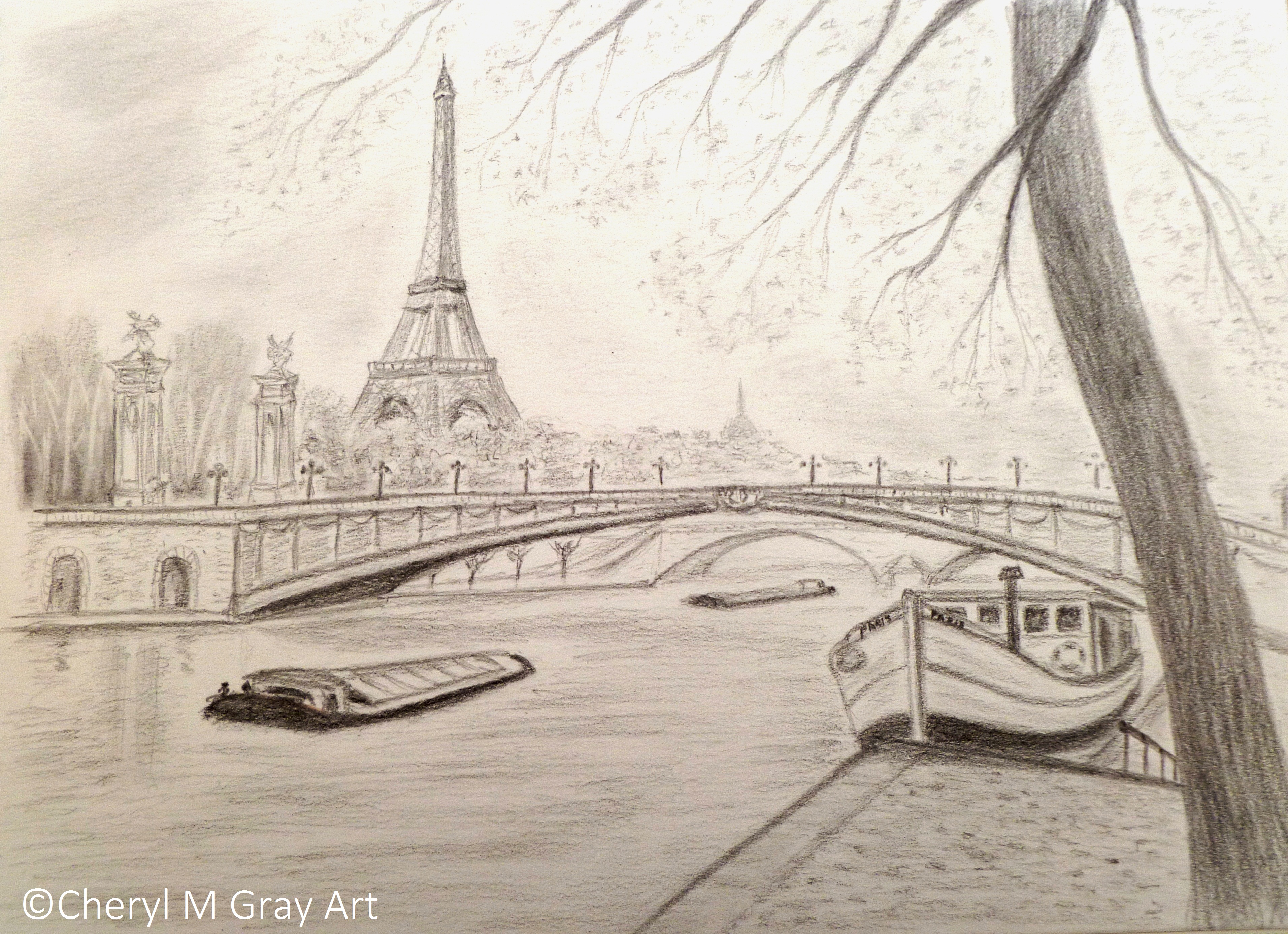 Paris Drawing Picture