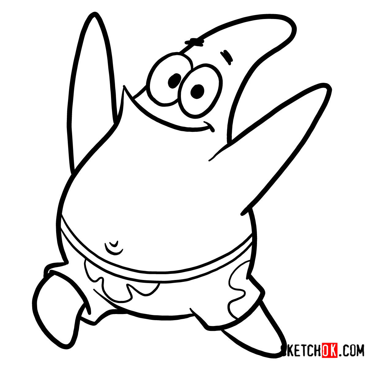 Patrick Star Drawing Pics