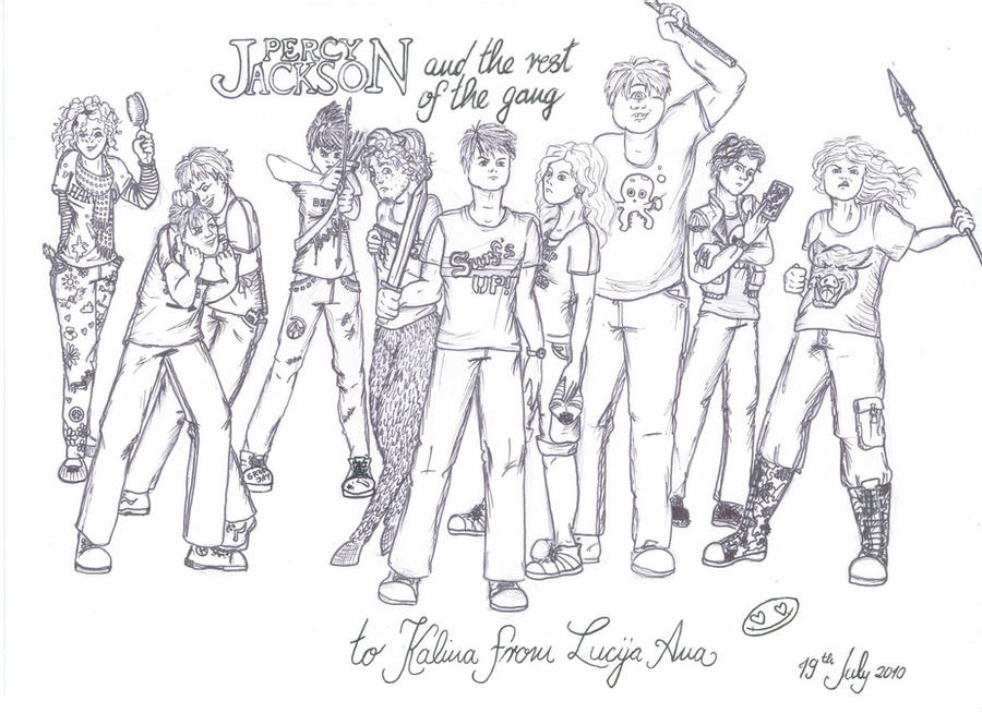 Percy Jackson Drawing Pic