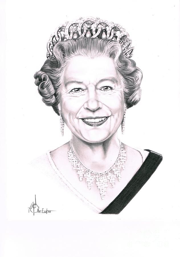 Queen Elizabeth Art Drawing