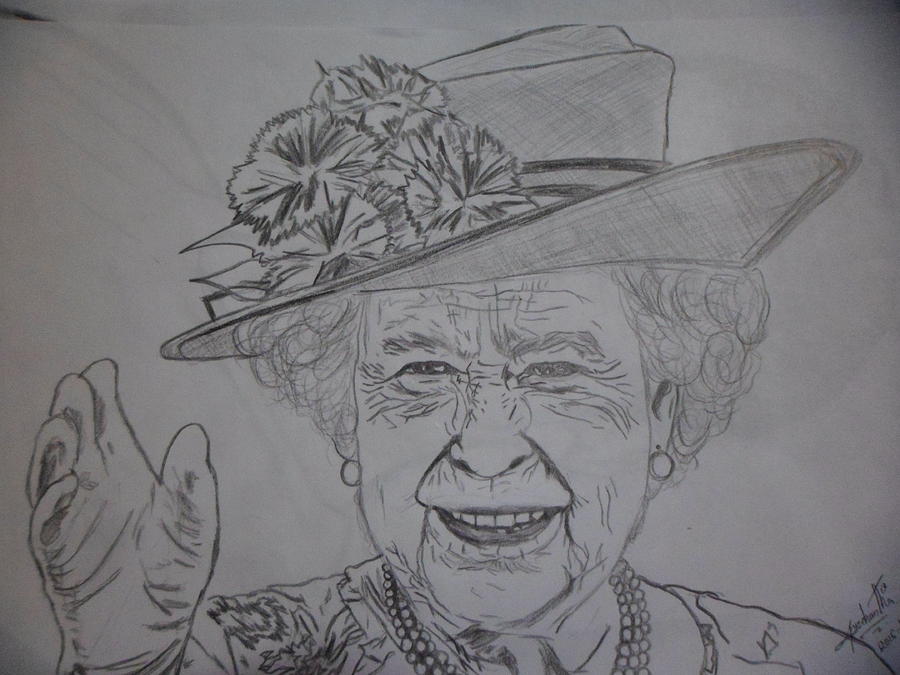 Queen Elizabeth Best Drawing