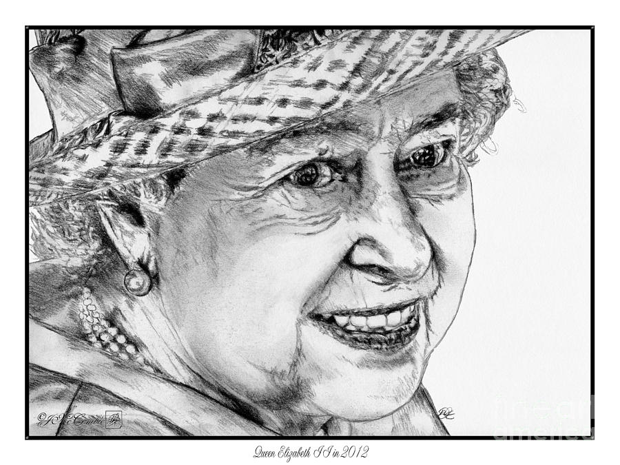Queen Elizabeth Drawing Amazing