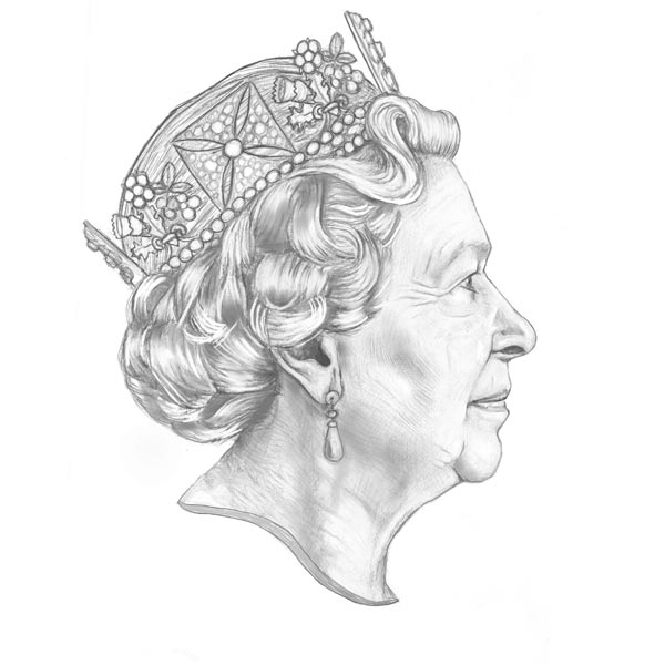 Queen Elizabeth Drawing Photo