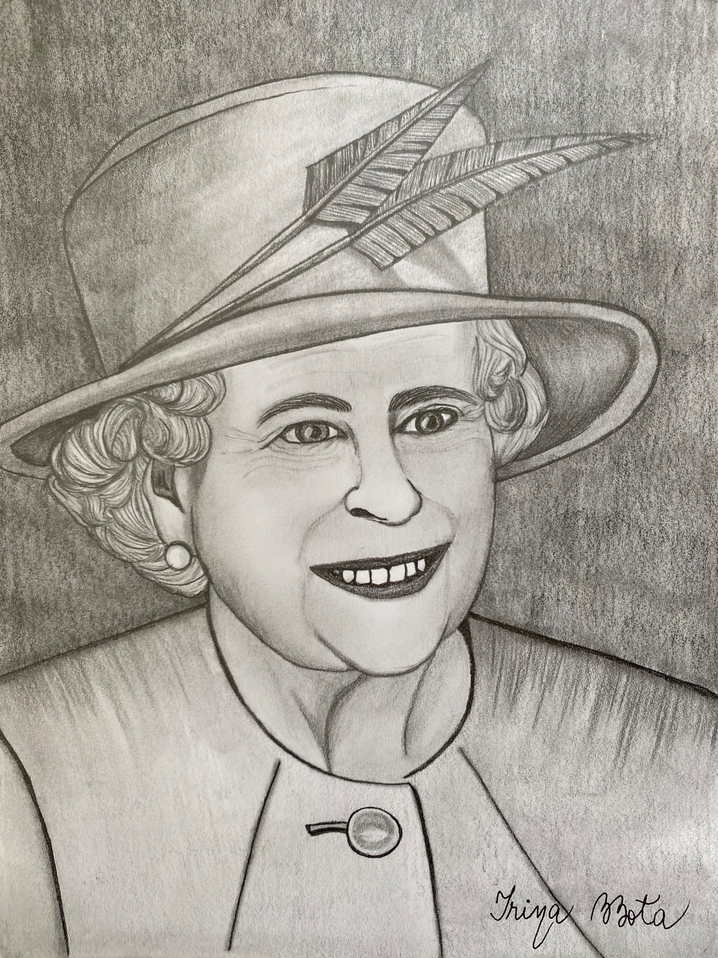 Queen Elizabeth Drawing Pics