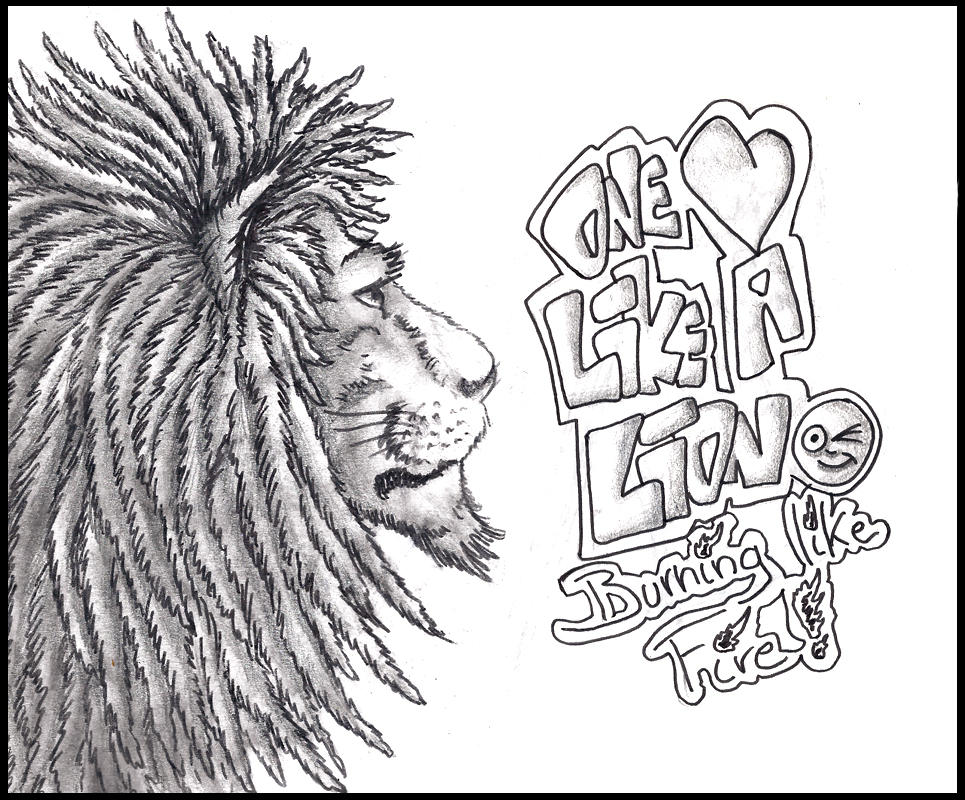 Rasta Lion Drawing Amazing