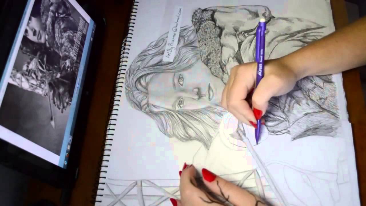 Rose Leslie Drawing Pic