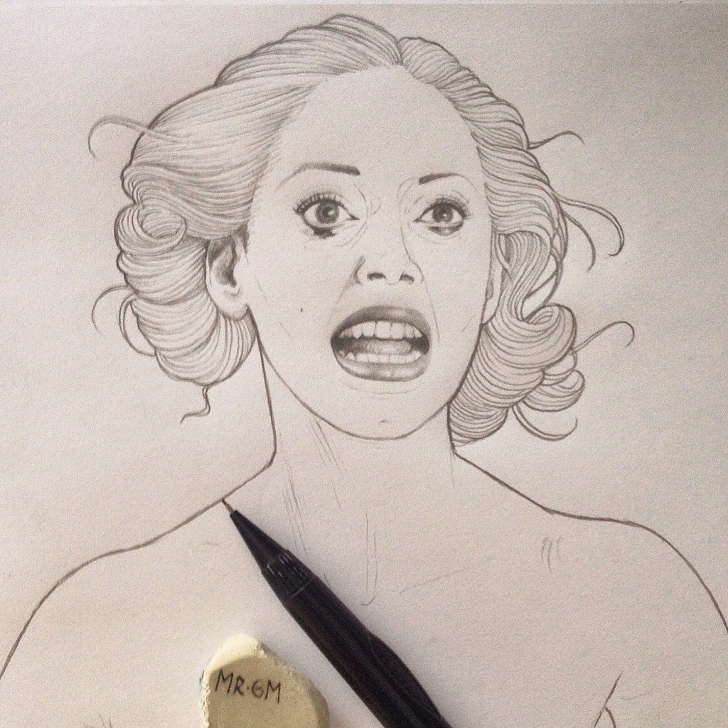 Rose Mcgowan Drawing Picture