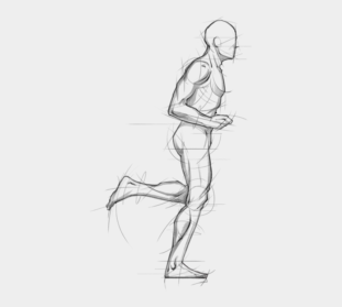 Draw Running Essentials Running Drawing - Drawing Skill