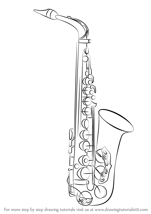 Saxophone Drawing Photo