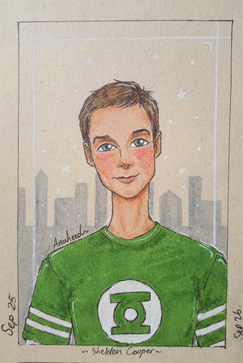 Sheldon Cooper Drawing Amazing