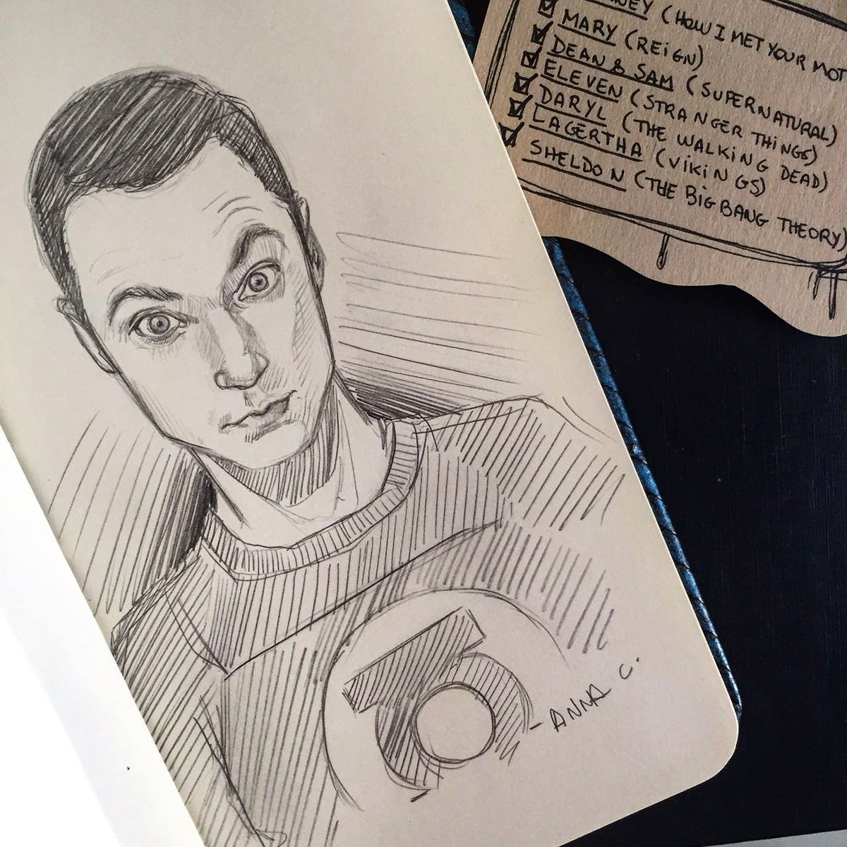 Sheldon Cooper Drawing Beautiful Image