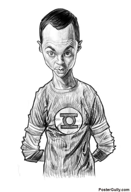 Sheldon Cooper Drawing Image