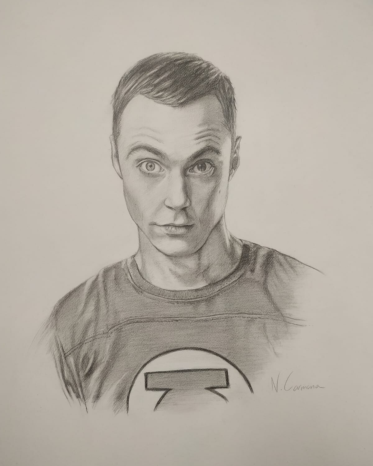 Sheldon Cooper Drawing Photo