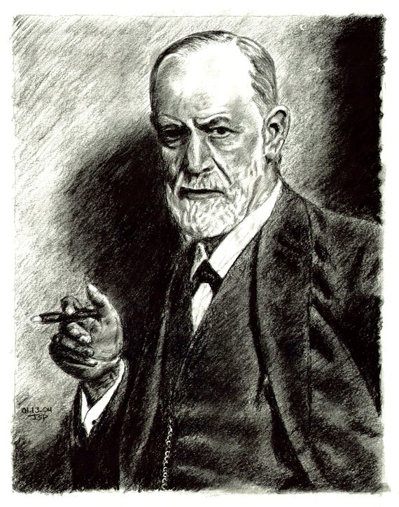 Sigmund Freud Drawing Photo