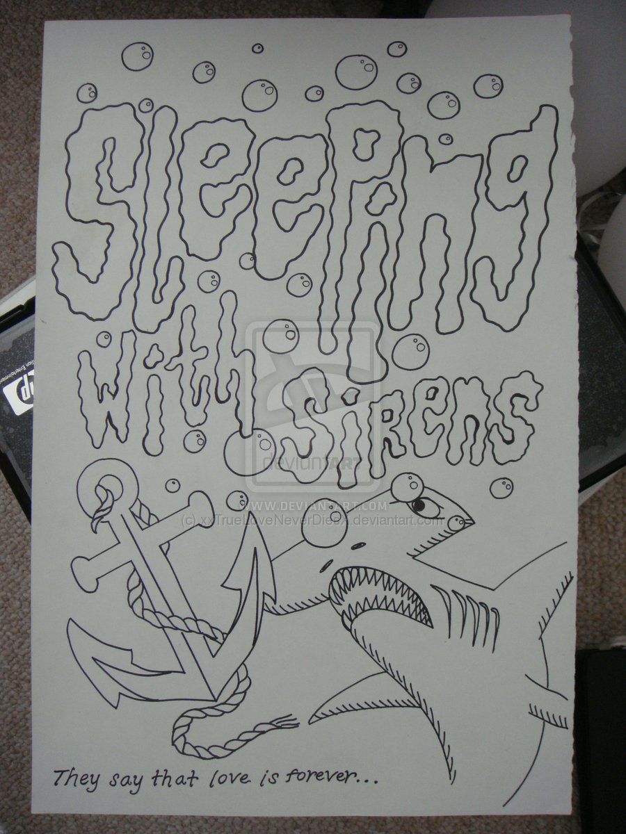 Sleeping With Sirens Drawing Beautiful Art